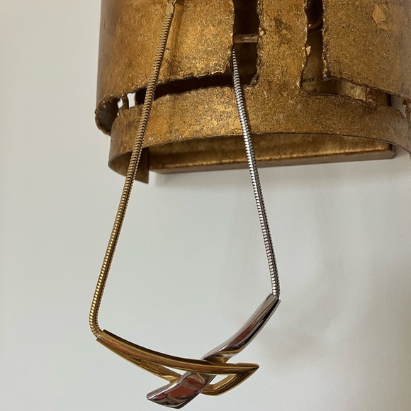 Givenchy necklace two tone vintage-stamped - Picture 8 of 10